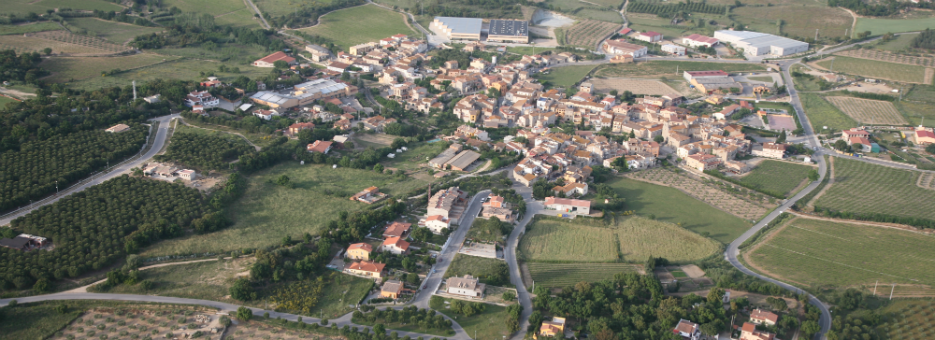 Vista aèria del municipi